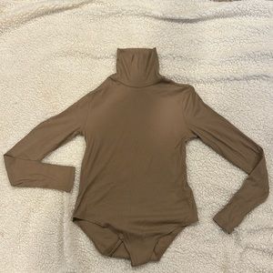 long sleeve turtle neck body suit